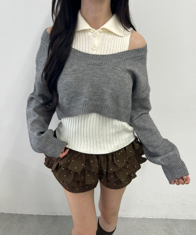 グレー モデル：158㎝ F着用