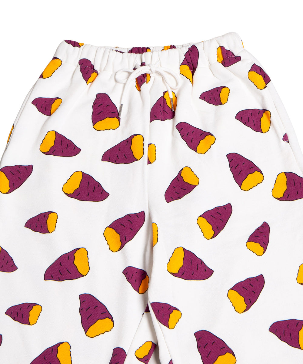 【新サイズ】フード総柄スウェットパンツ