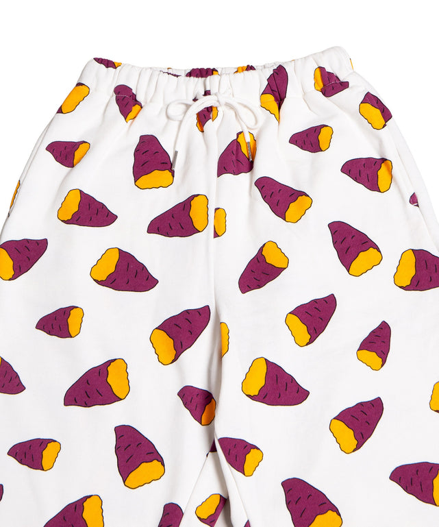 【新サイズ】フード総柄スウェットパンツ