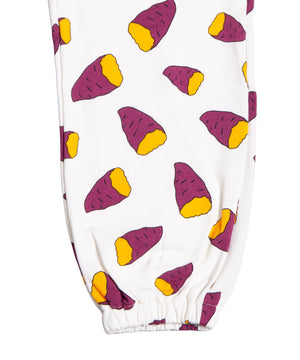 【新サイズ】フード総柄スウェットパンツ