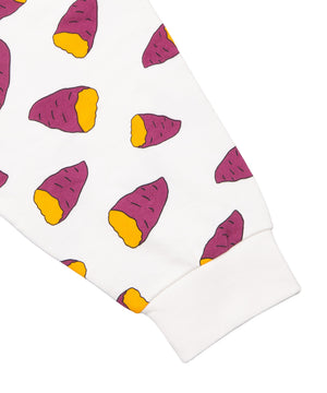 【新サイズ】フード総柄スウェット