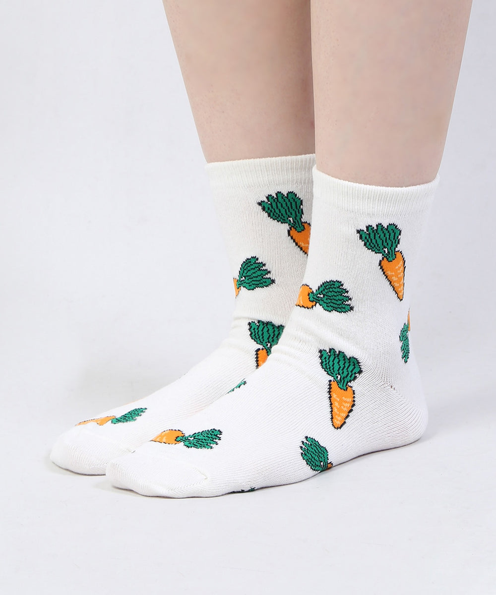 フード総柄ソックス
