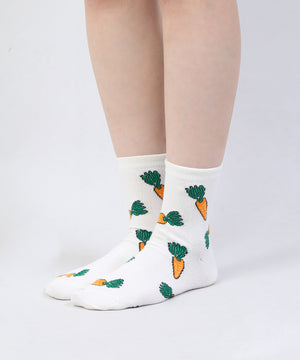 フード総柄ソックス