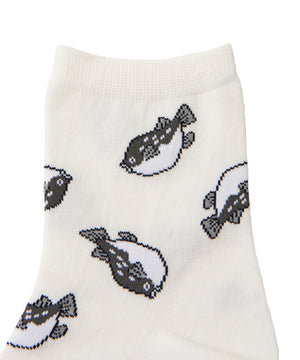 フード総柄ソックス