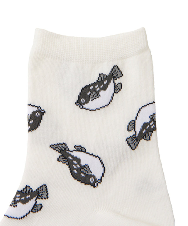 フード総柄ソックス