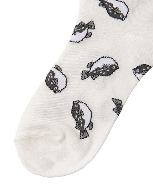 フード総柄ソックス