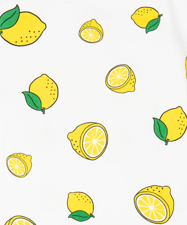 ﾌｰﾄﾞ総柄Tｼｬﾂ