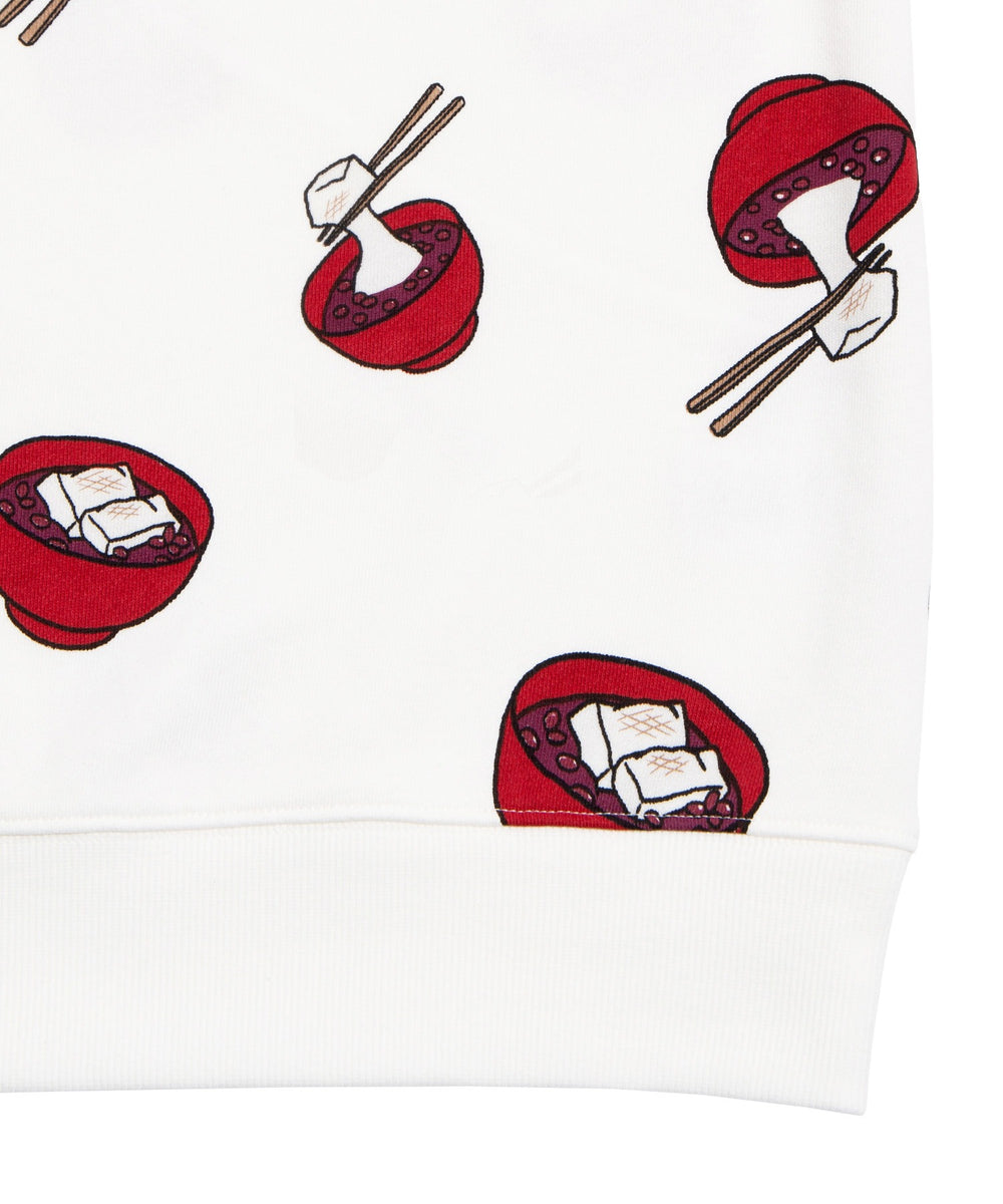 【新サイズ】おしるこ総柄スウェット