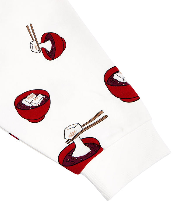 【新サイズ】おしるこ総柄スウェット