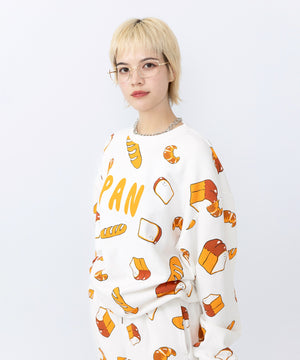 【新サイズ】フード総柄スウェット