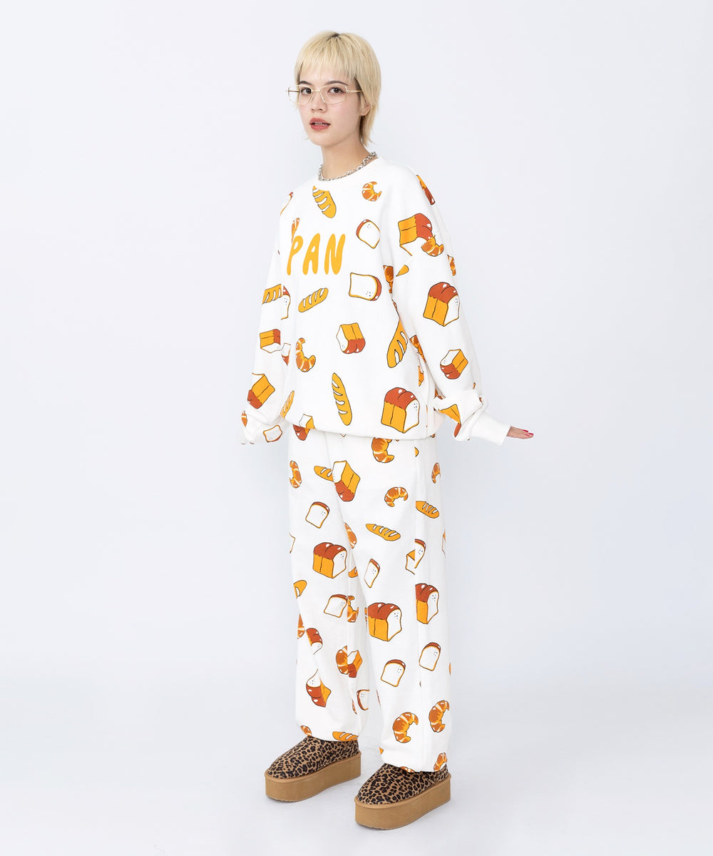 【新サイズ】フード総柄スウェット