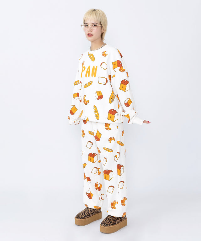 【新サイズ】フード総柄スウェット