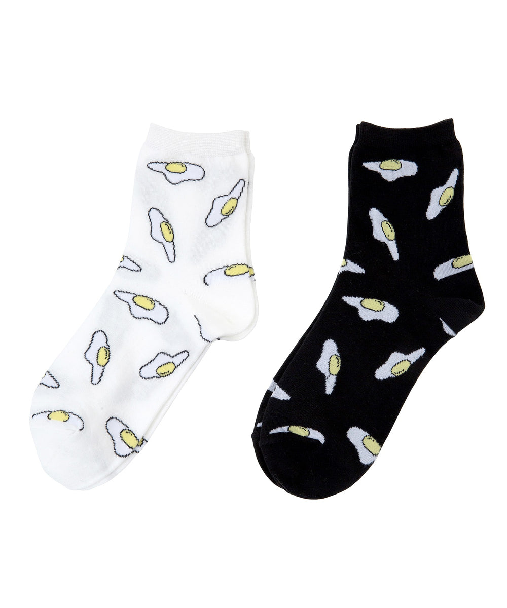 目玉焼き総柄ソックス