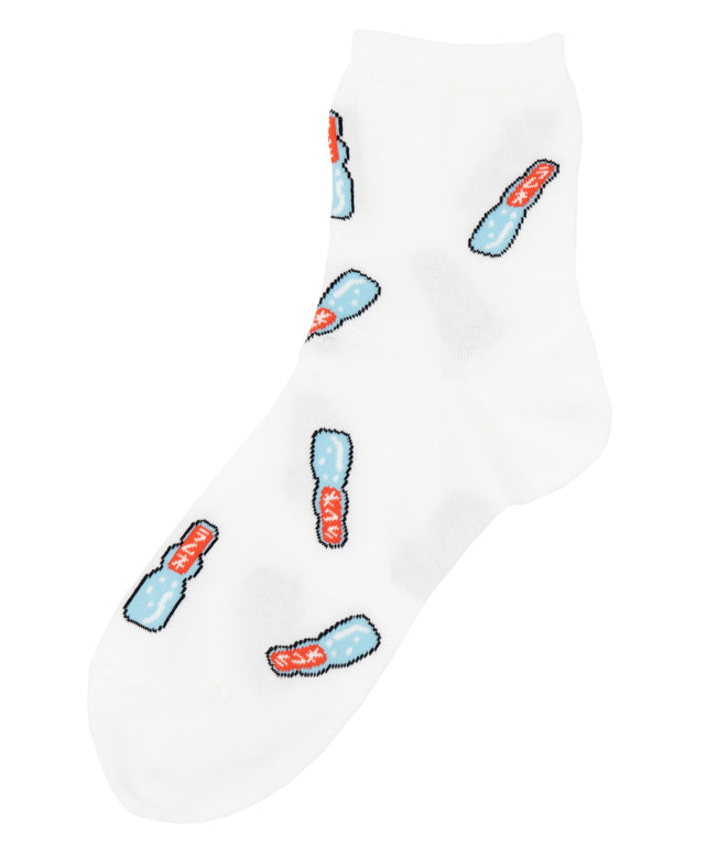 フード総柄ソックス