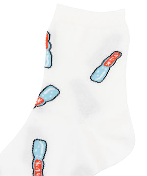 フード総柄ソックス