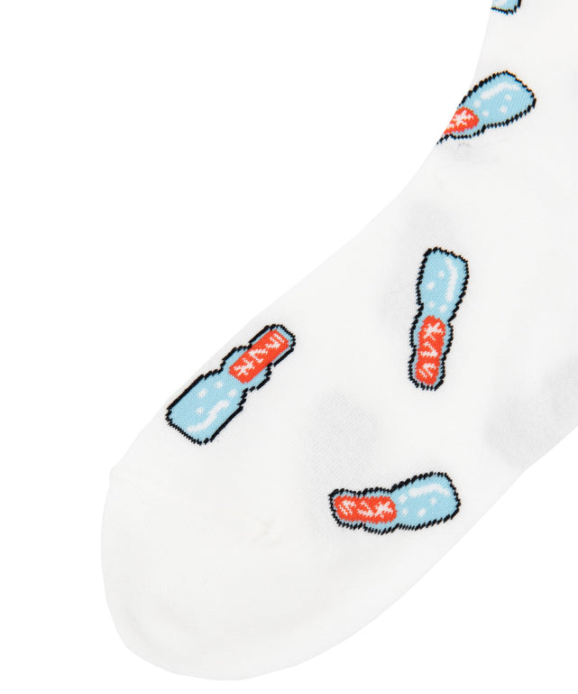 フード総柄ソックス