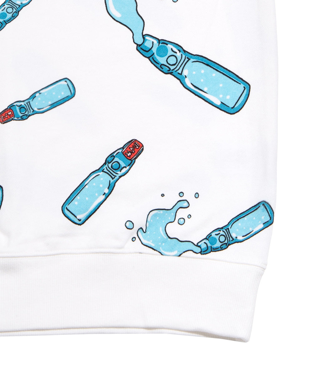 【新サイズ】フード総柄スウェット