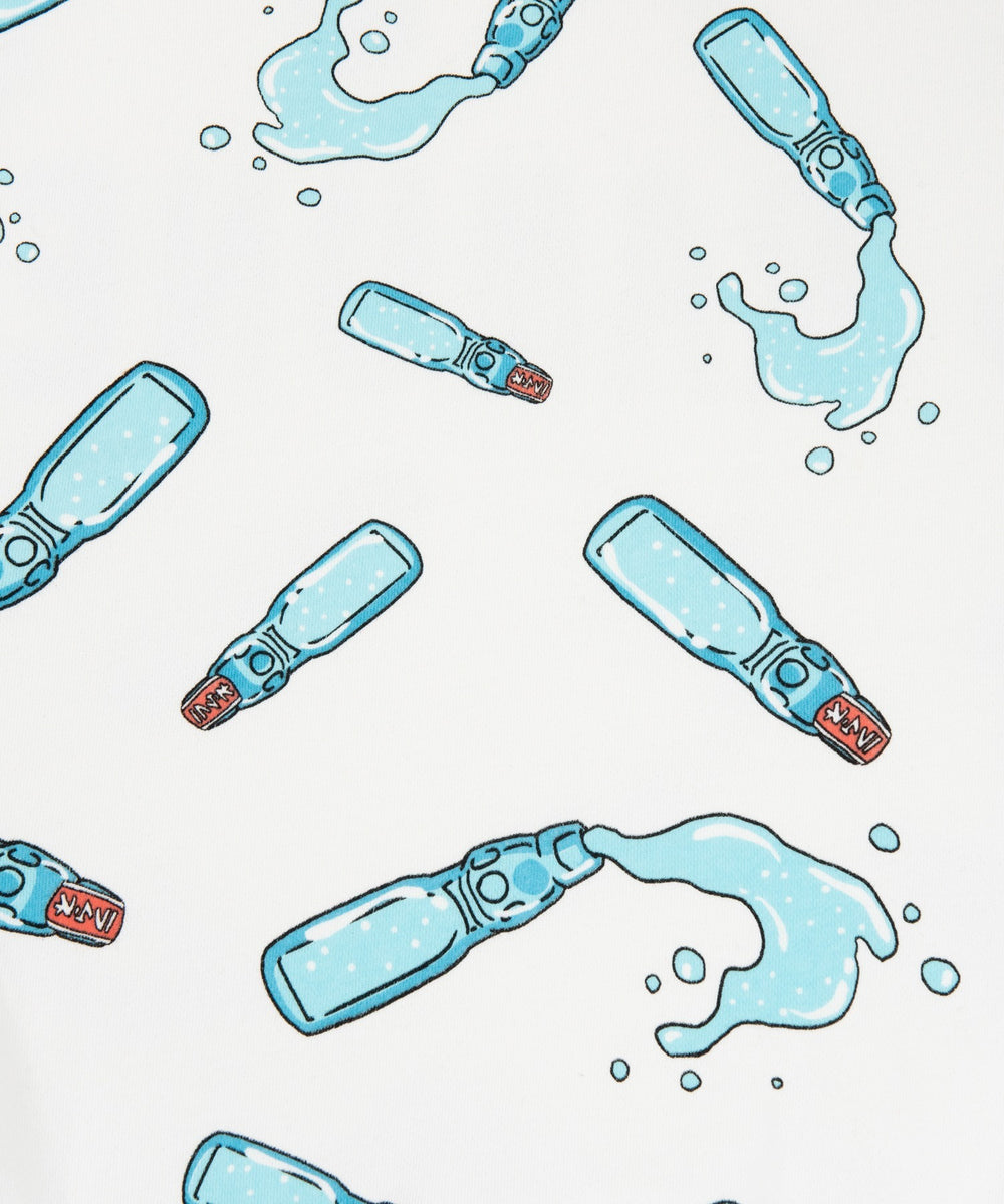 フード総柄スウェット