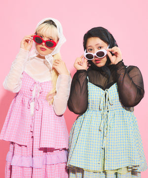 ハイネックシアートップス