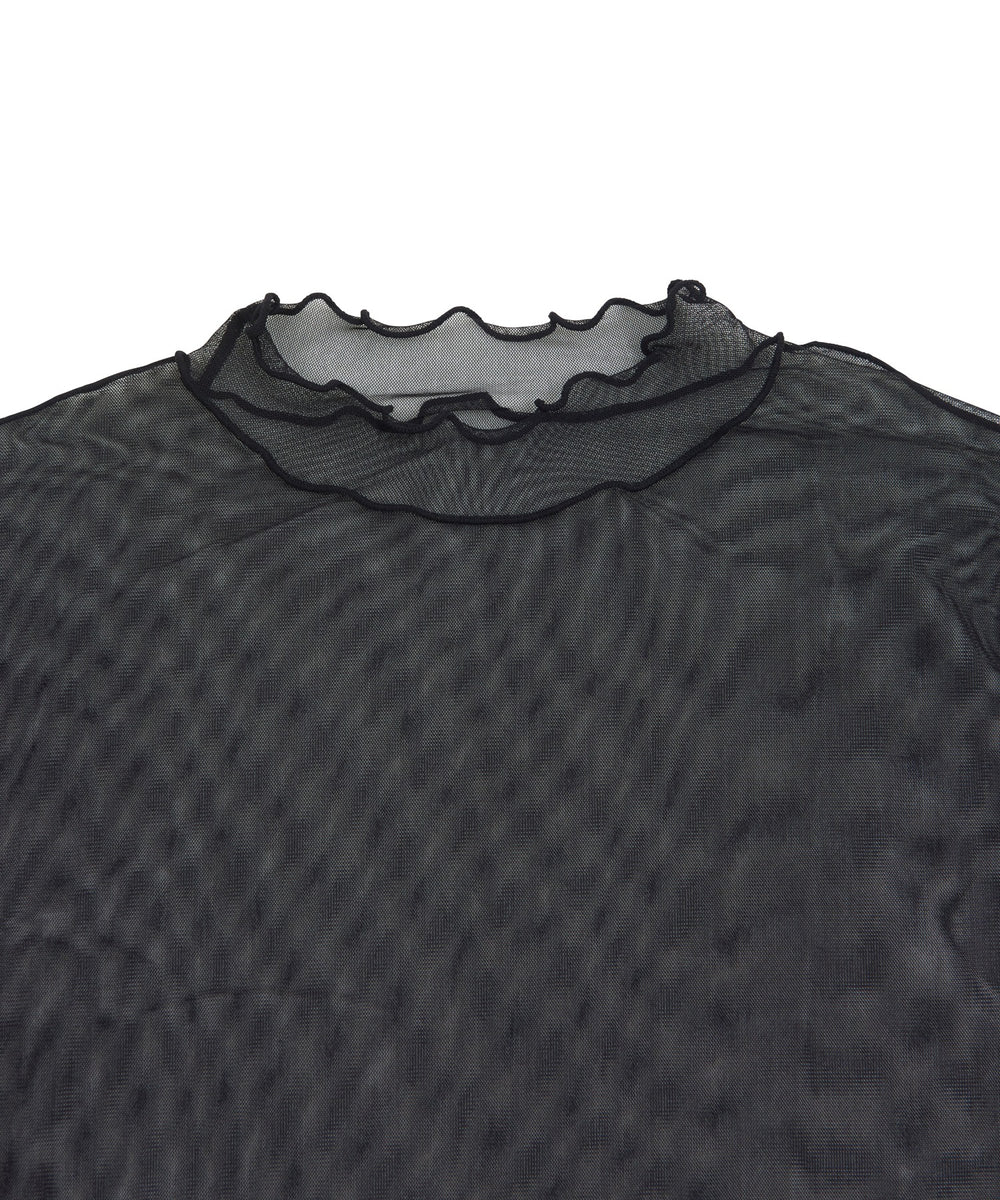 ハイネックシアートップス