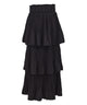 プリーツティアードロングスカート