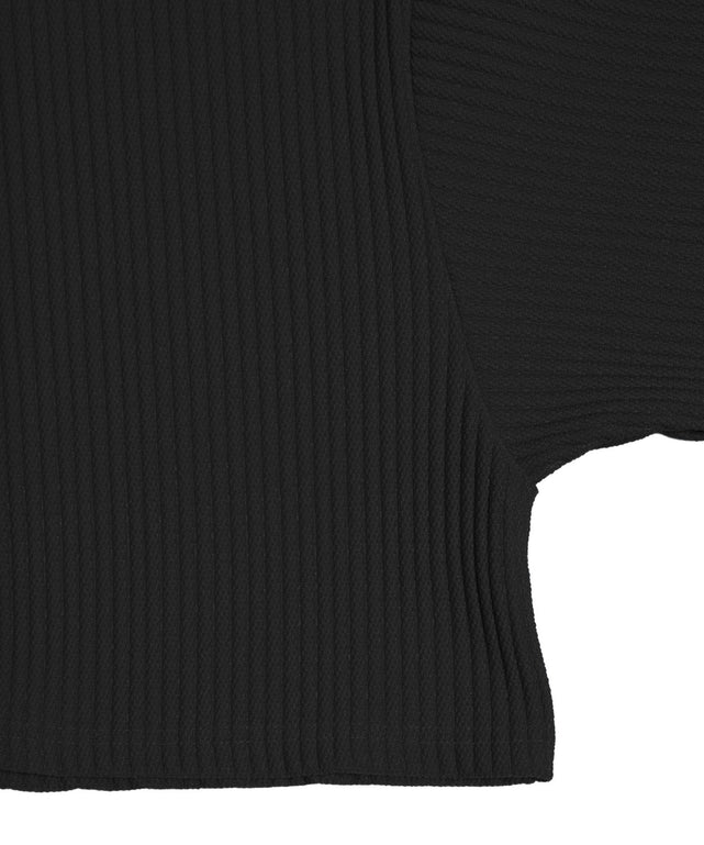 ハーフZIPクロップドトップ