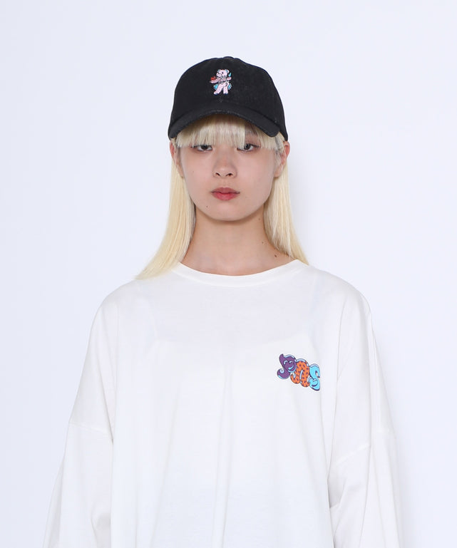 ワンポイントベアデニムキャップ