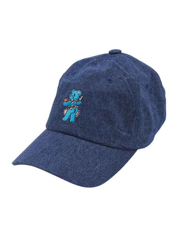 ワンポイントベアデニムキャップ