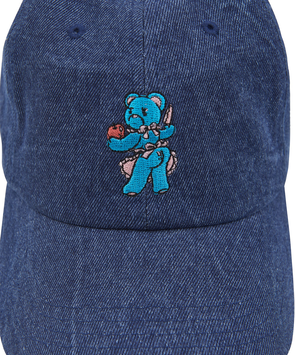 ワンポイントベアデニムキャップ