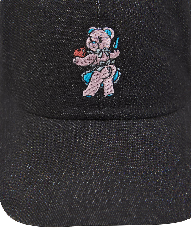 ワンポイントベアデニムキャップ