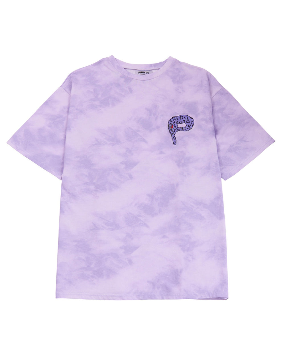 パンサー刺繍タイダイTシャツ