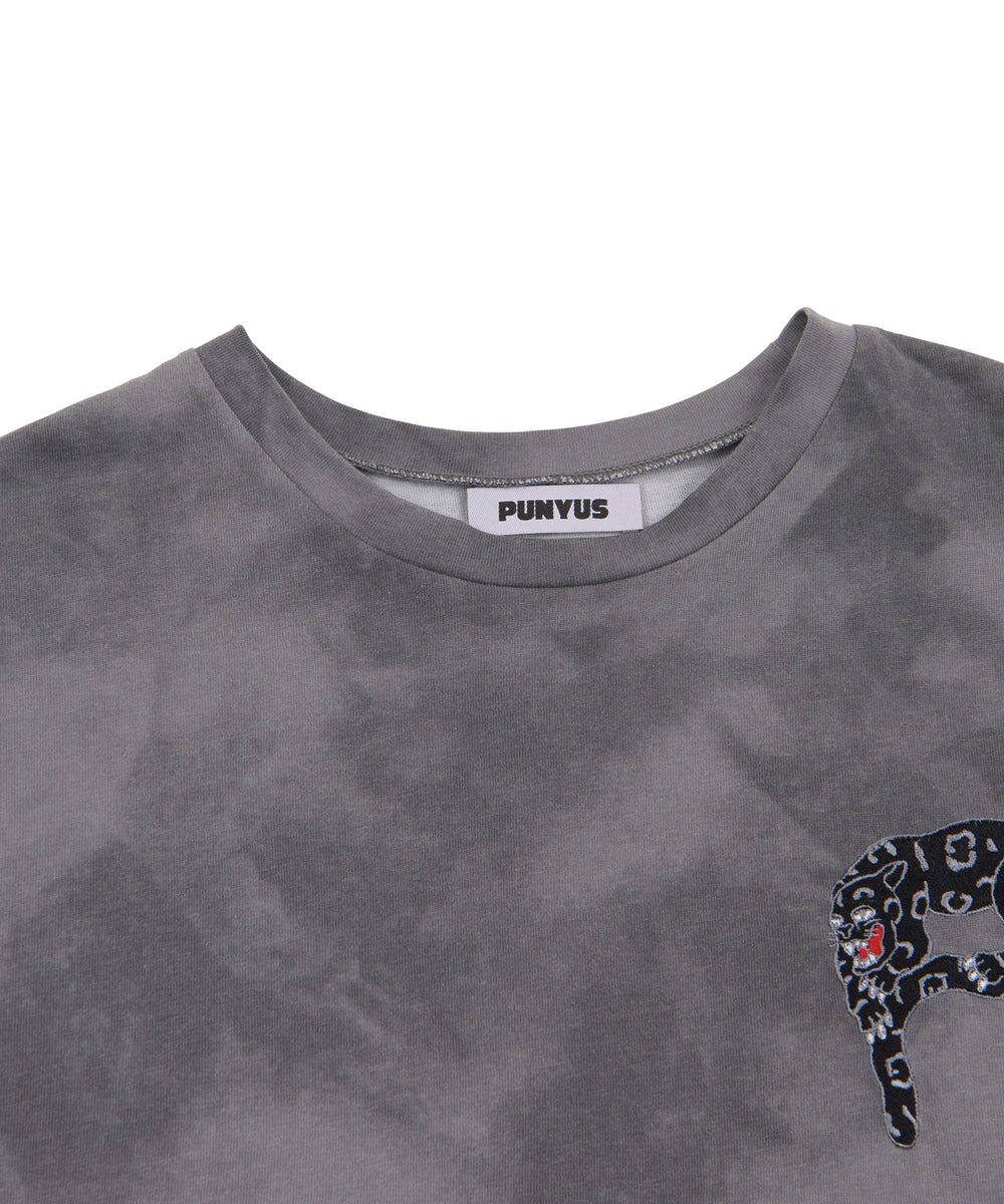 パンサー刺繍タイダイTシャツ