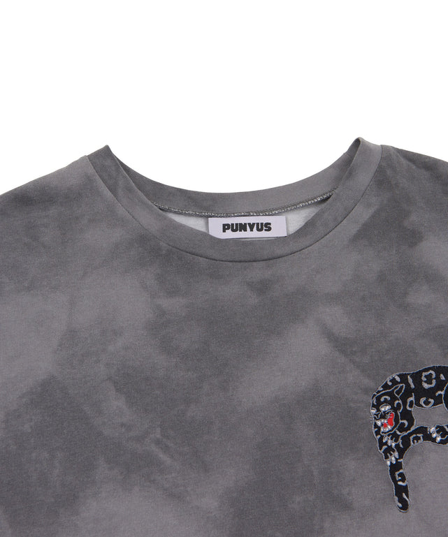 パンサー刺繍タイダイTシャツ