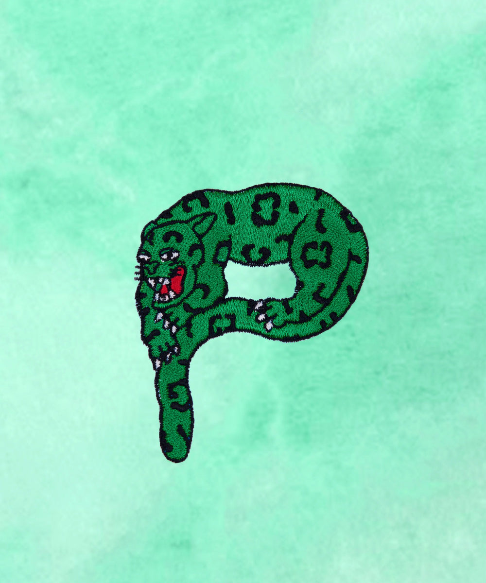 パンサー刺繍タイダイTシャツ