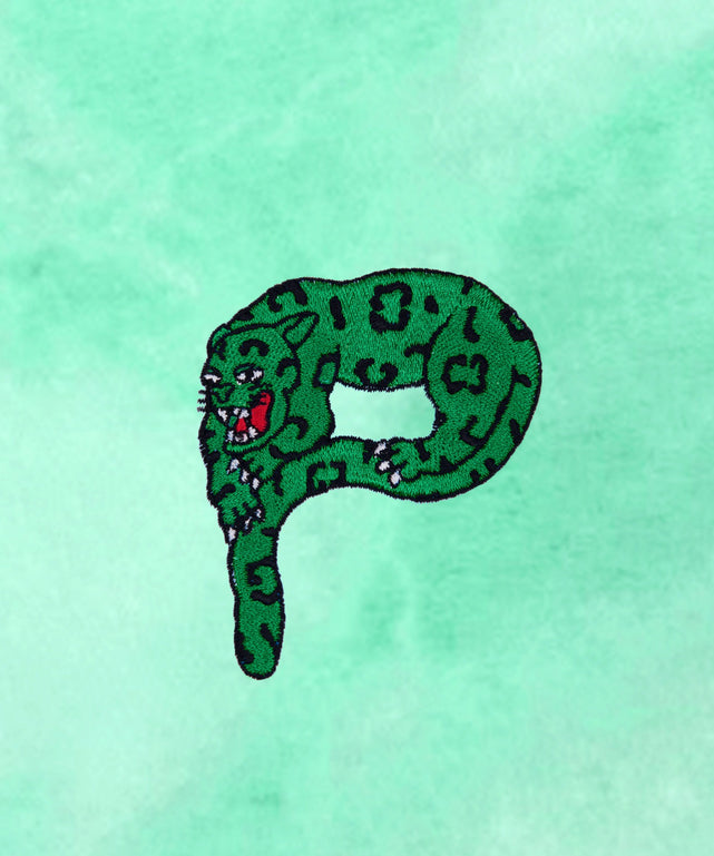 パンサー刺繍タイダイTシャツ