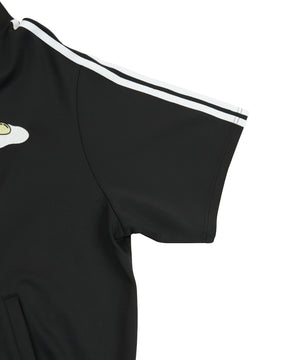 半袖フードジャージトップ