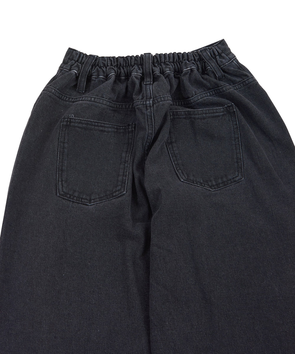 ダメージデニムバギーパンツ