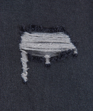 ダメージデニムバギーパンツ