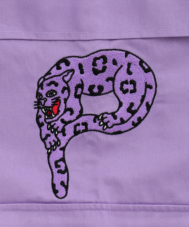 パンサー刺繍ワイドカーゴパンツ