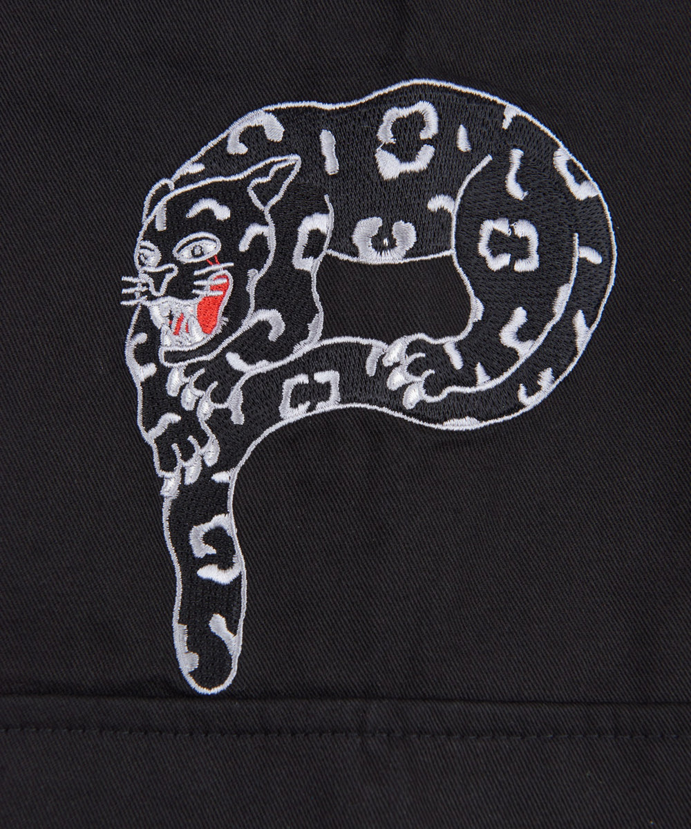 パンサー刺繍ワイドカーゴパンツ