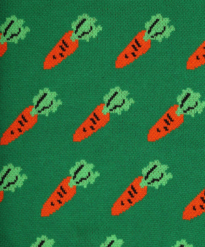 フード総柄ニット