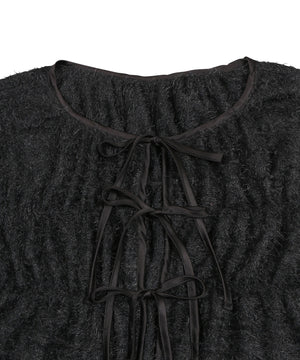 フロントリボンカーディガン