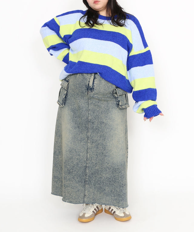 ブルー モデル：163㎝ ４着用