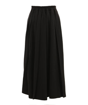 ボックスプリーツロングスカート