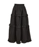 フリルティアードロングスカート