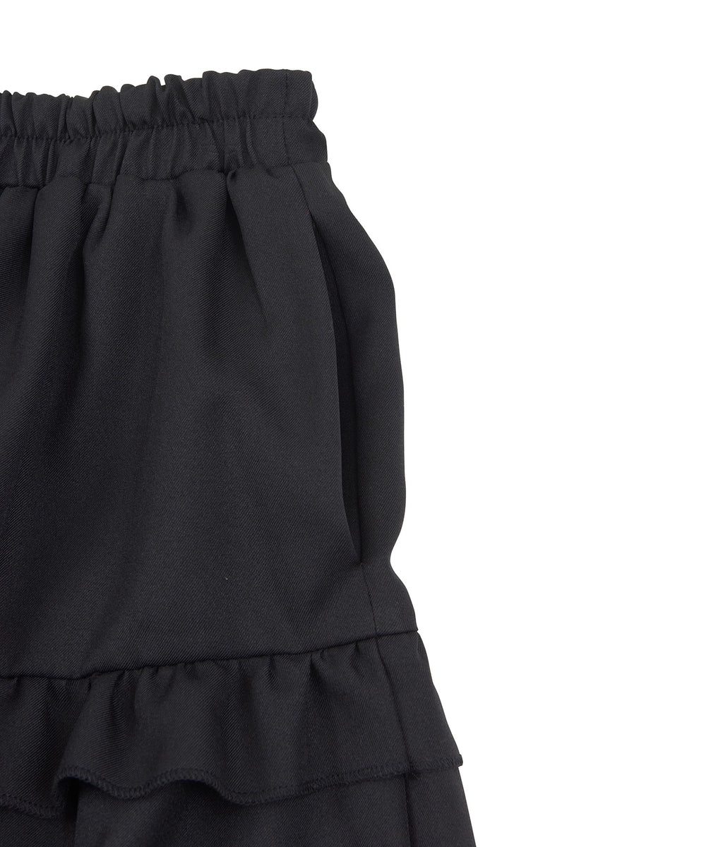 フリルティアードロングスカート