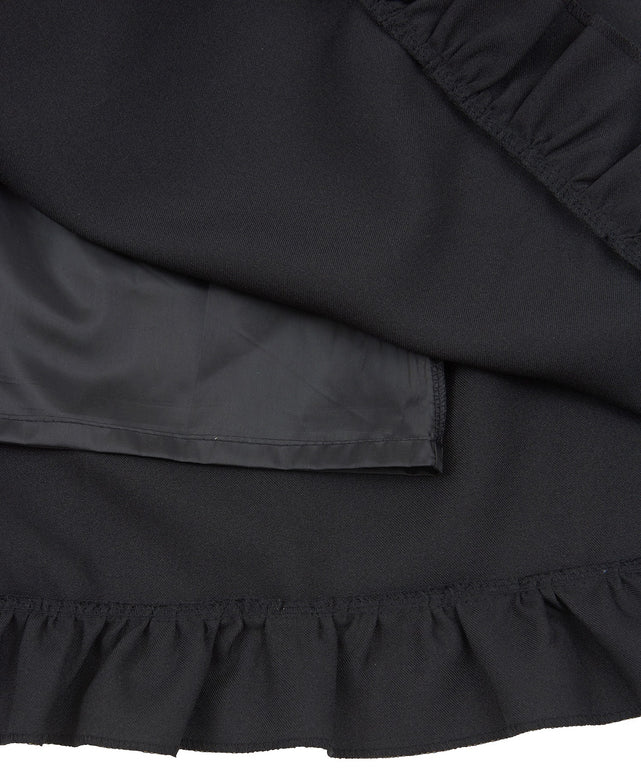 フリルティアードロングスカート