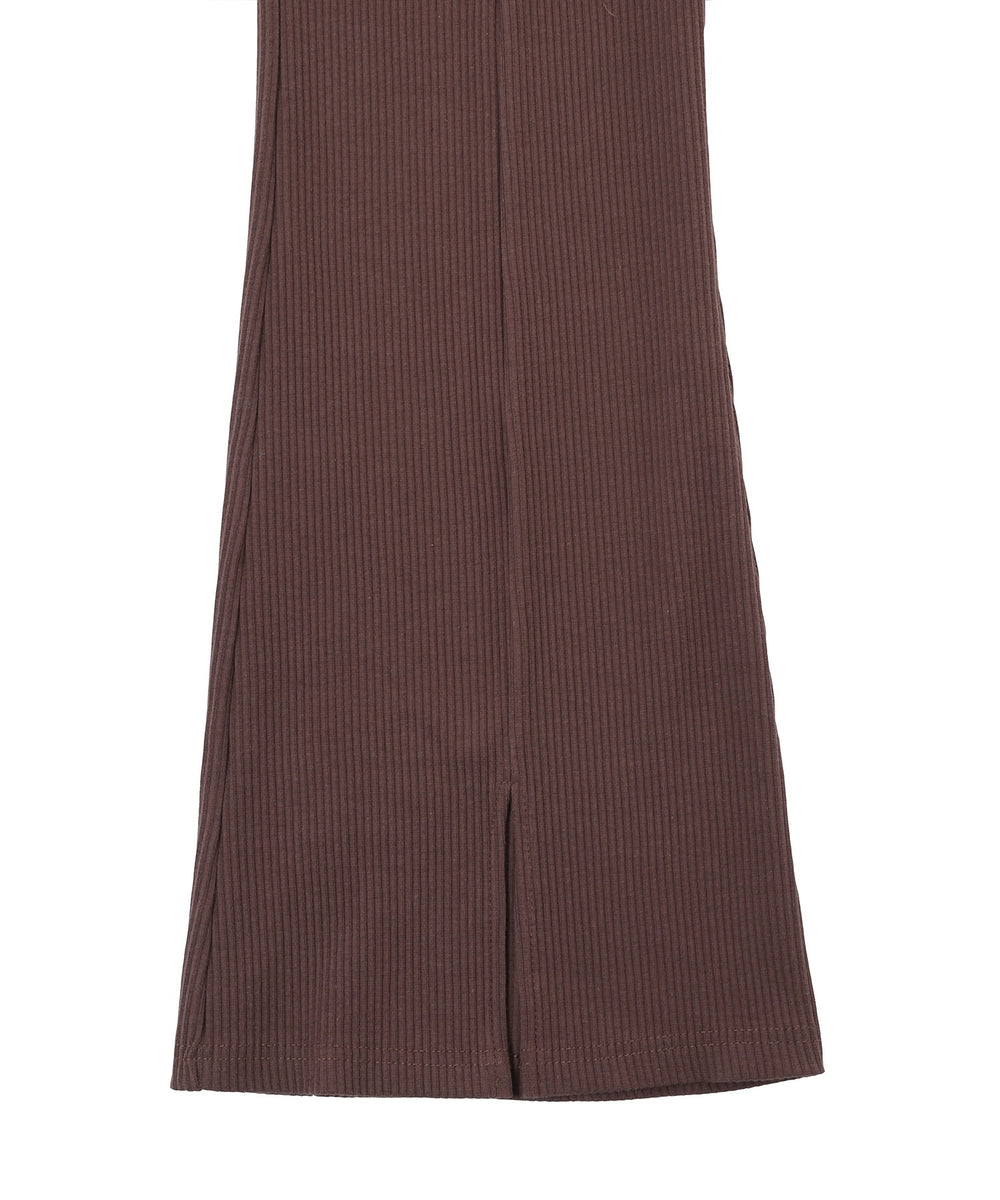 フロントスリットフレアパンツ