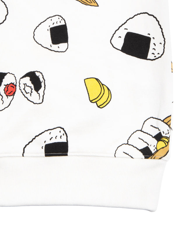 フード総柄スウェット