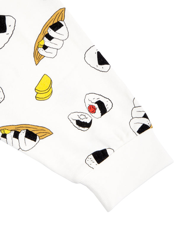 フード総柄スウェット